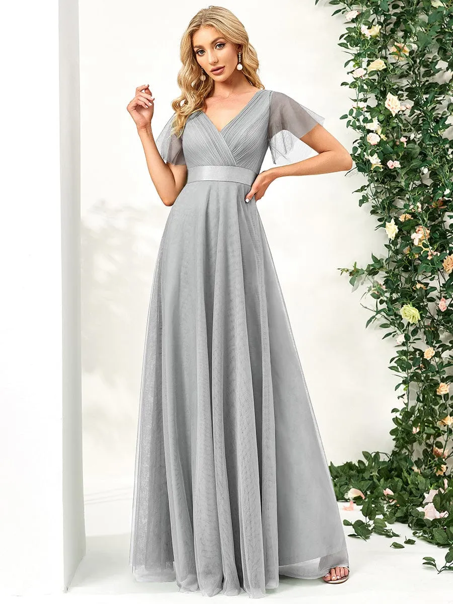 Belted Tulle Dress