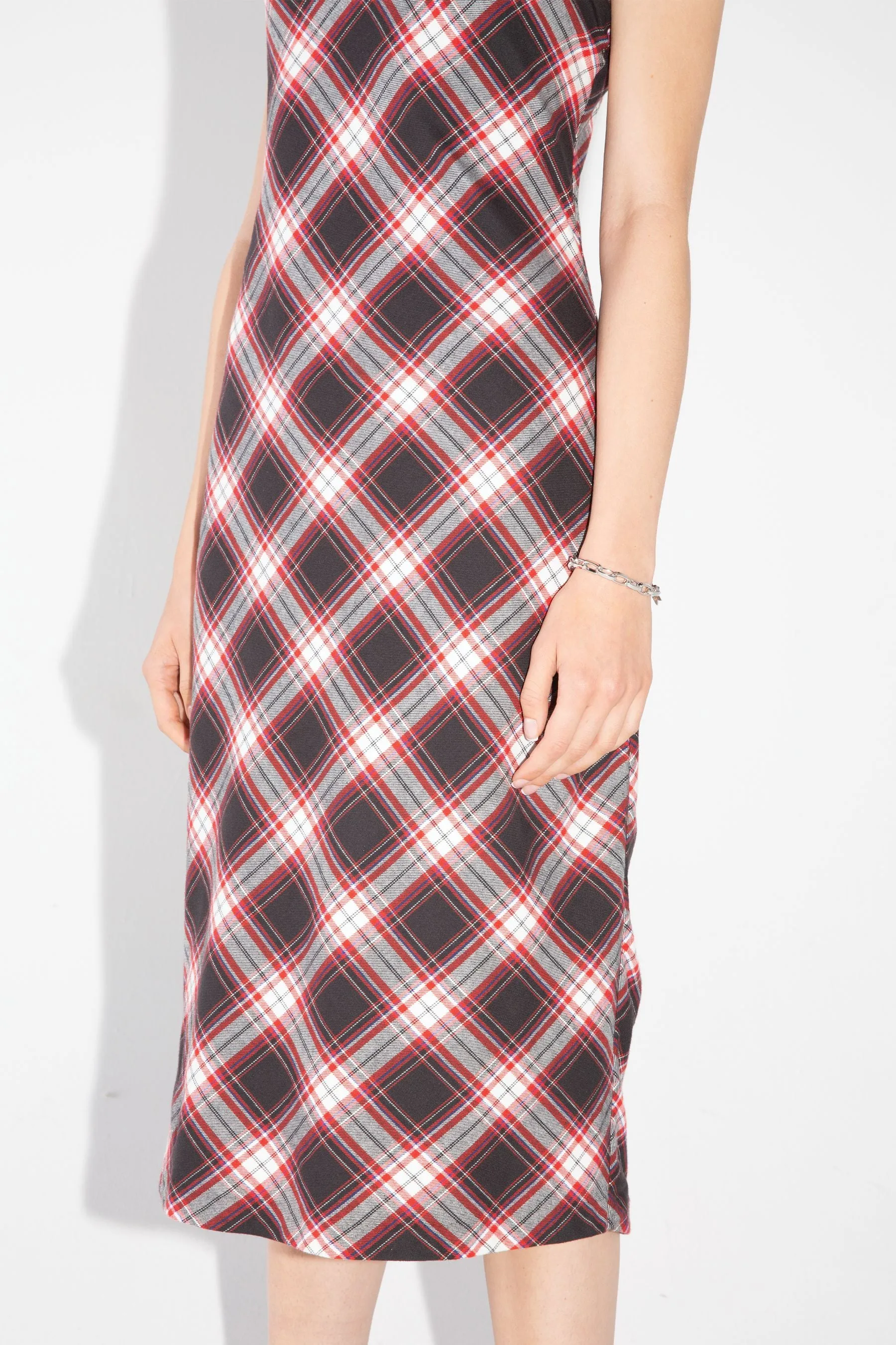 Bias Knee Length Dress