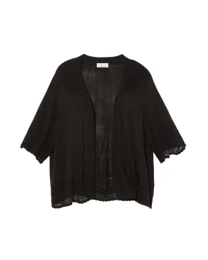 Blyth Knit Dress Shrug | Black