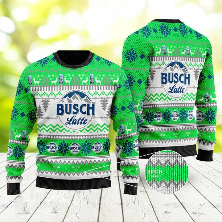 Busch Latte Ugly Sweater