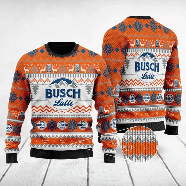 Busch Latte Ugly Sweater