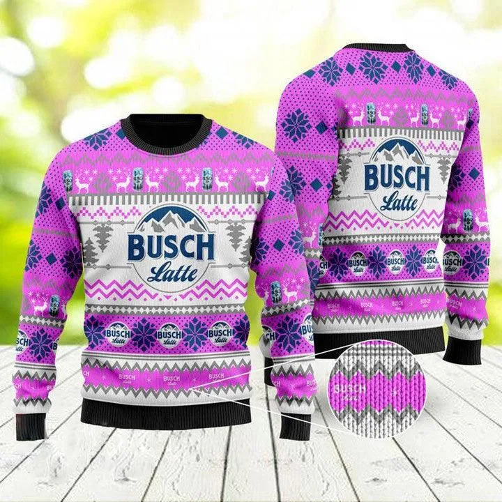 Busch Latte Ugly Sweater
