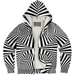 Closed Eye Visuals | Microfleece Zip Up Hoodie | Hubert Solczynski