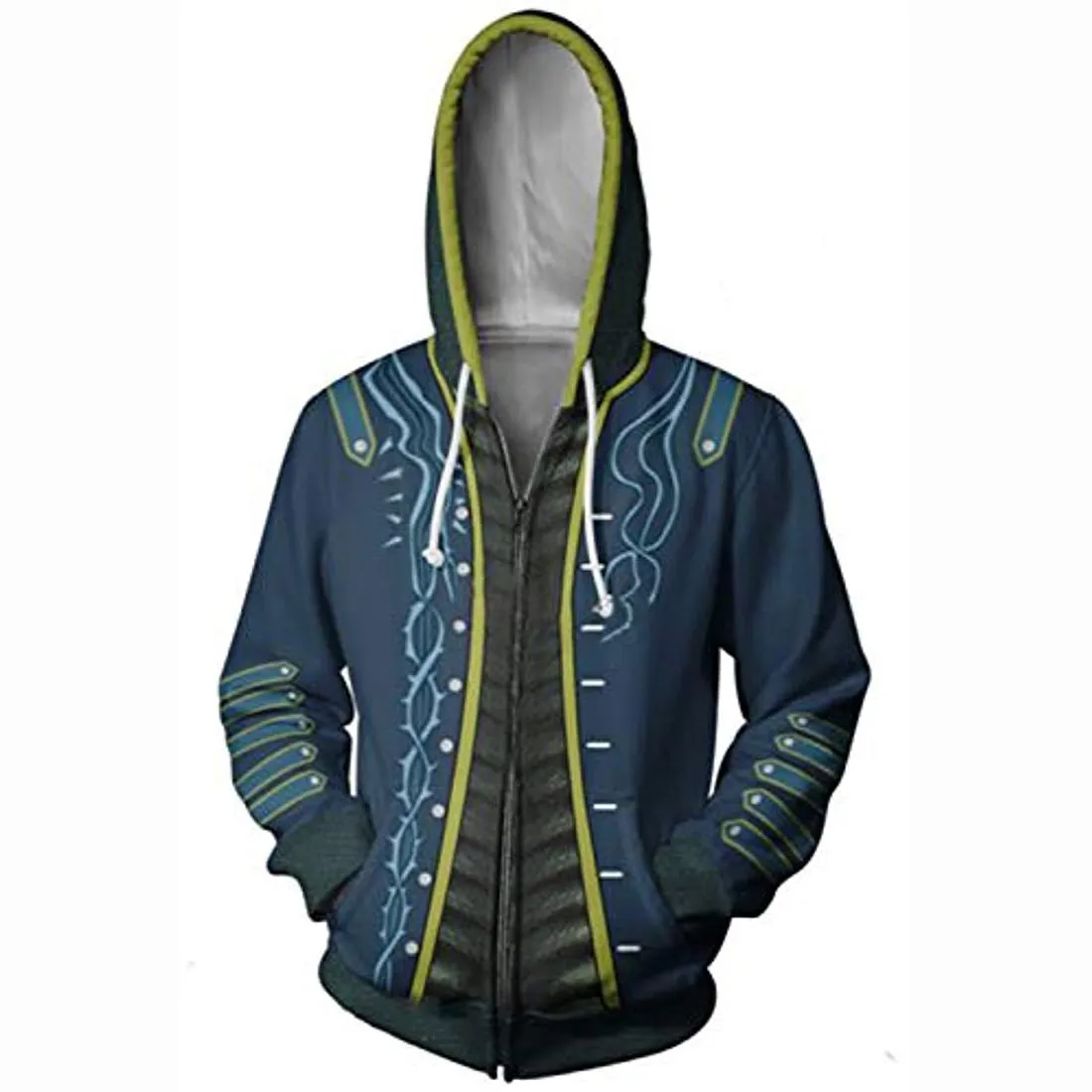 Devil May Cry Hoodie - 3D Print Zipper Gaming Hoodie