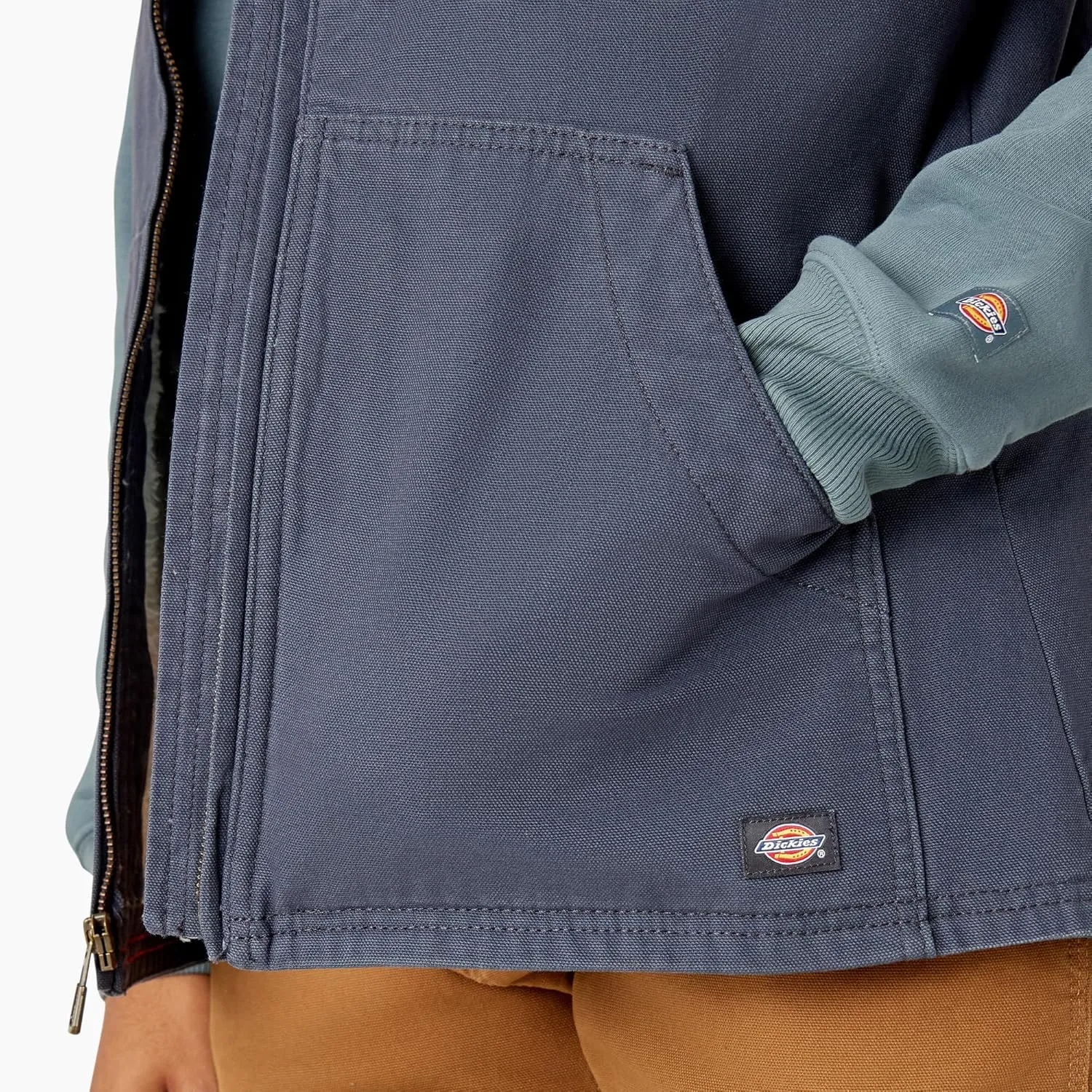 Dickies Womens Fleece Lined Duck Canvas Vest