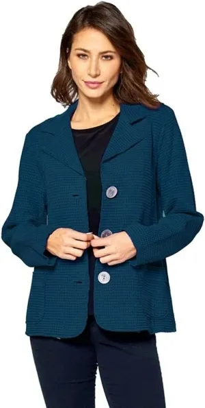 Focus Fashion Cotton Small Waffle Blazer-SW203