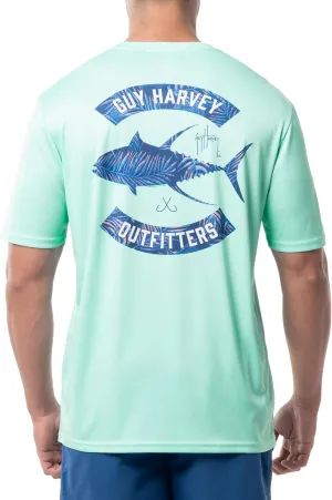 Guy Harvey Men's Short Sleeve Performance T-Shirt with UPF 30  Sun Protection