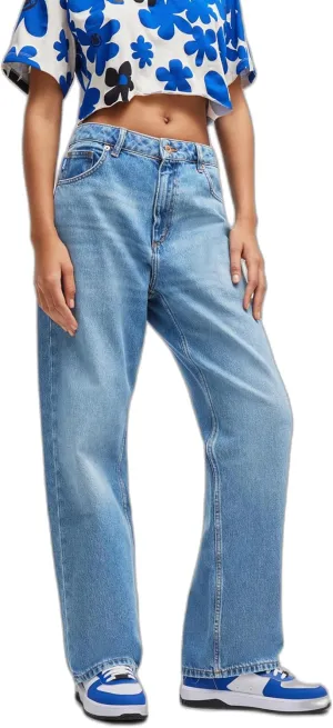 HUGO Women's Leni Loose Fit Wide Leg Jeans