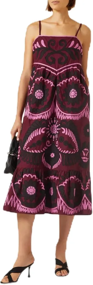 IMISSILLEB Women Boho Graphic Maxi Dress Spaghetti Strap Colorful Graffiti Long Cami Dress 2024 Summer Vacation Beach Dress