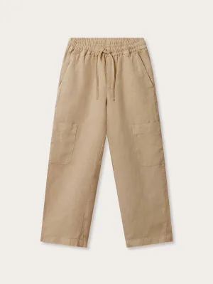Kids Coconut Eleuthera Linen Trousers