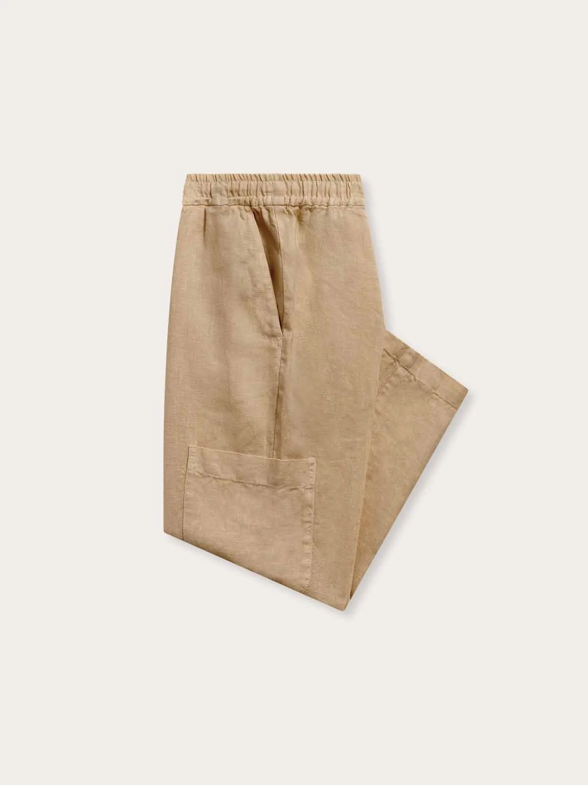 Kids Coconut Eleuthera Linen Trousers