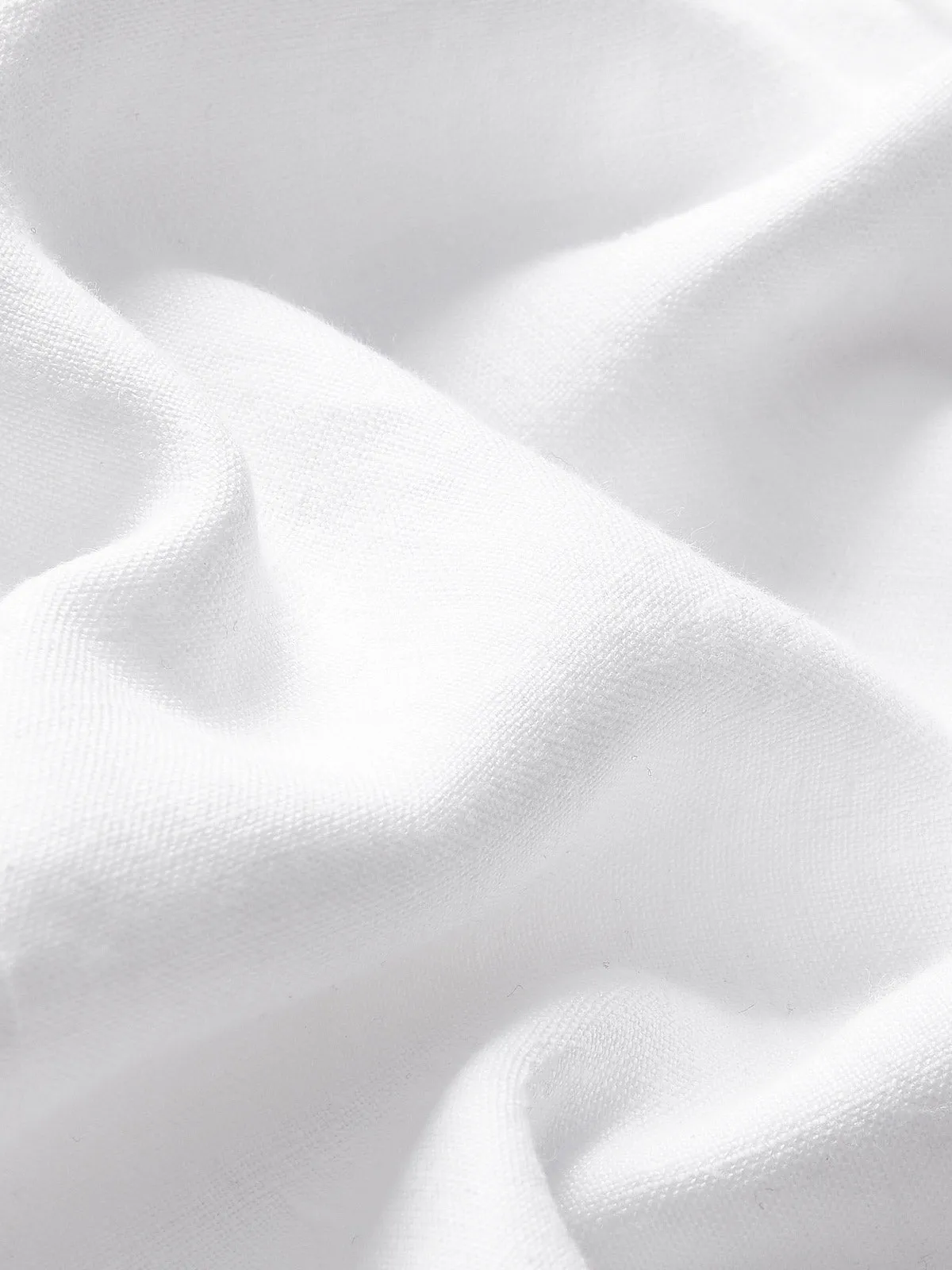 Kids White Eleuthera Linen Trousers