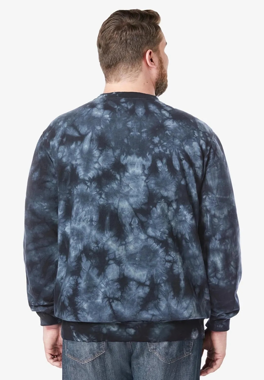 KingSize Men's Big & Tall Fleece Crewneck Sweatshirt