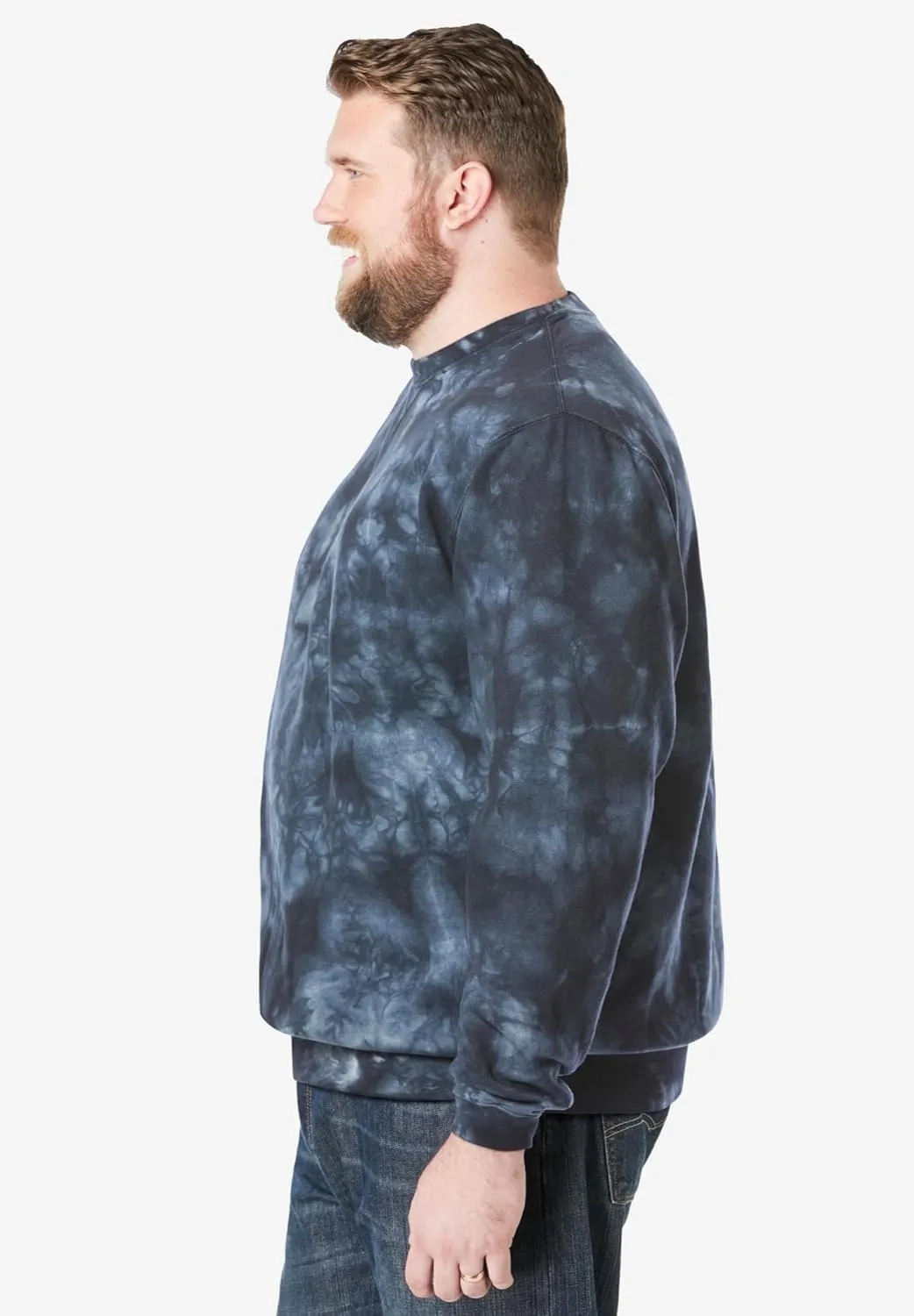 KingSize Men's Big & Tall Fleece Crewneck Sweatshirt