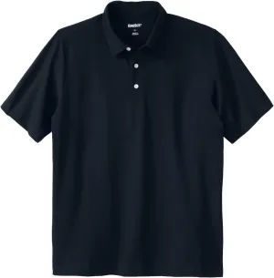 KingSize Men's Big & Tall Lightweight Stretch Mesh Pique Polo