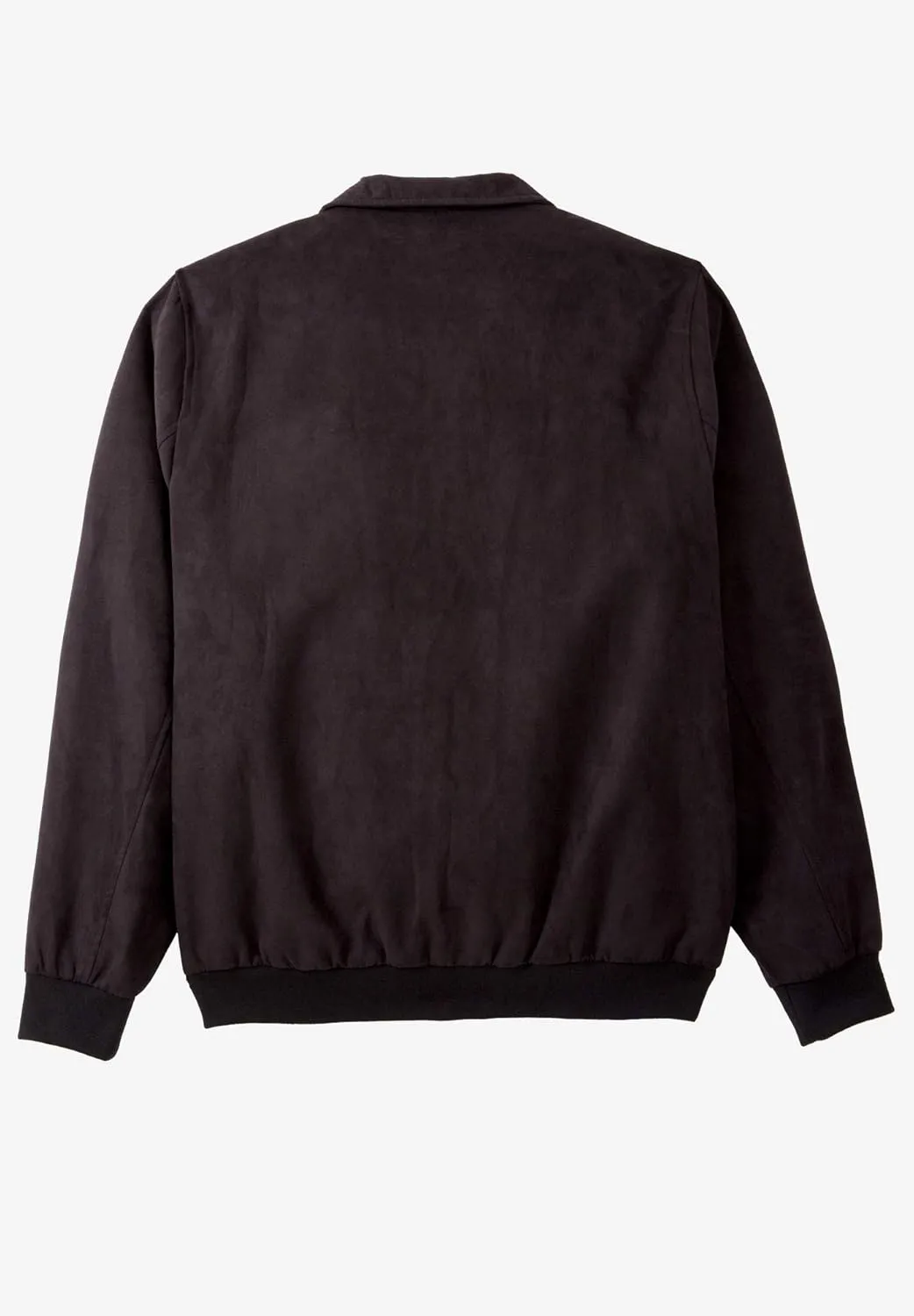 KingSize Men's Big & Tall Microsuede Bomber Jacket