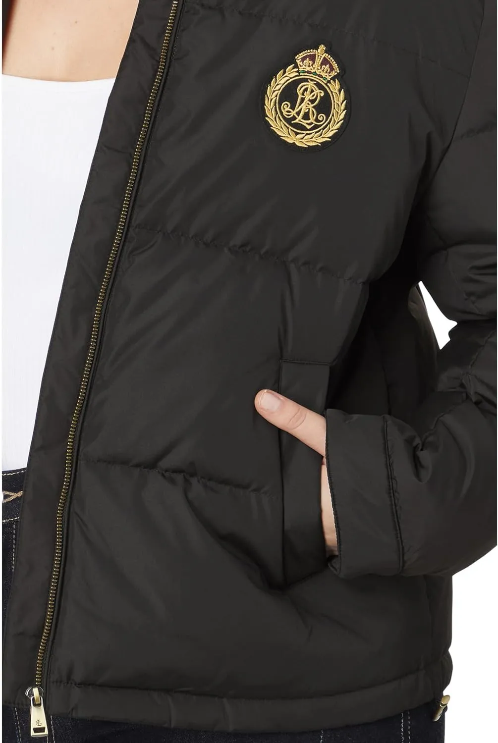 Lauren Ralph Lauren Women's Short Puffer W New Crest