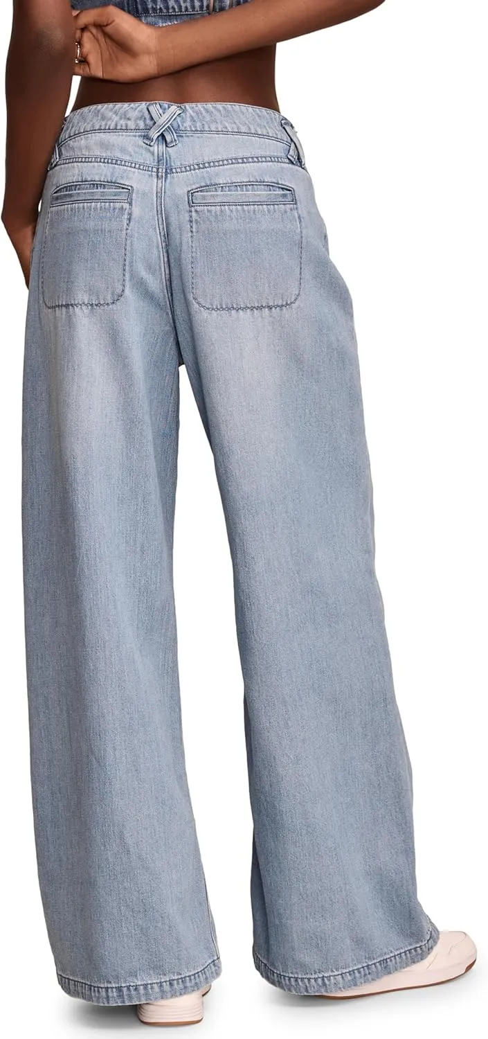 Lucky Brand Women's Palazzo Wide Leg Jeans
