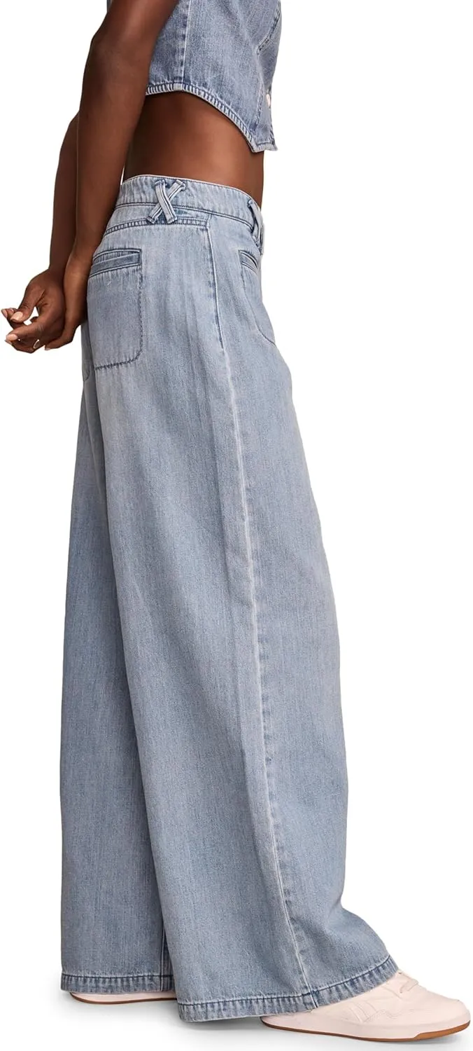 Lucky Brand Women's Palazzo Wide Leg Jeans