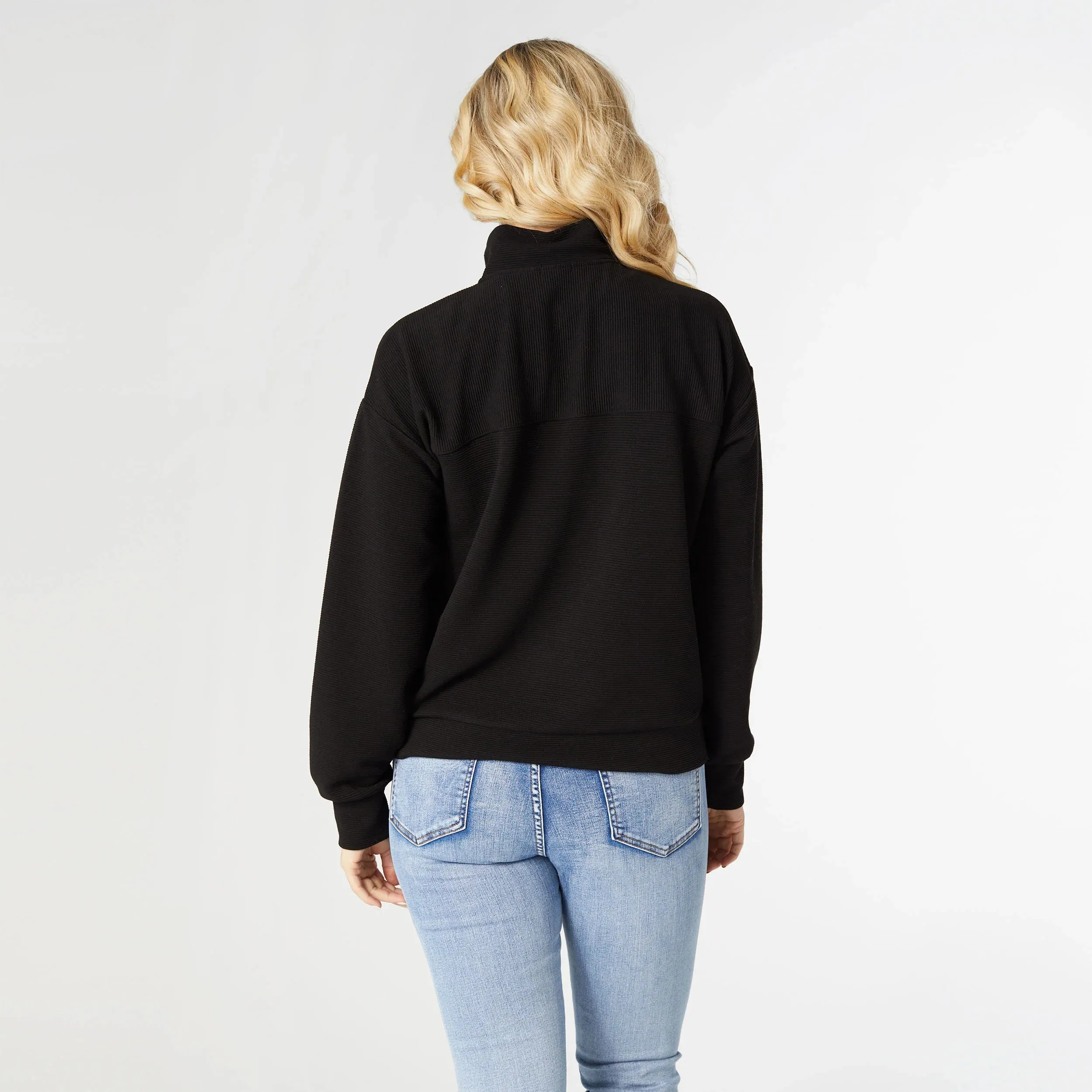 Lyla Half-Zip Top with Side Pockets
