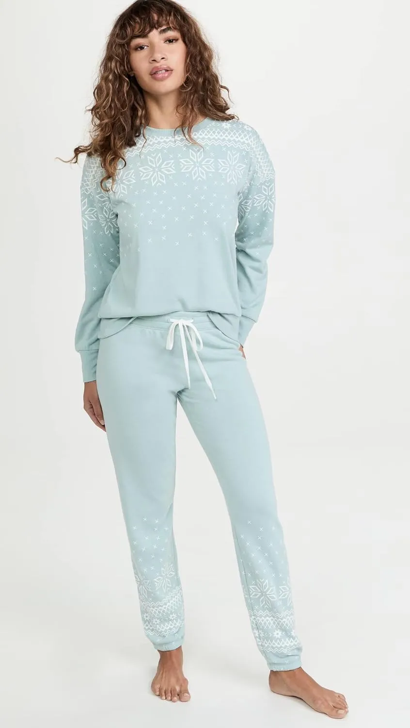 PJ Salvage womens Loungewear Mountain Bound Banded Pant