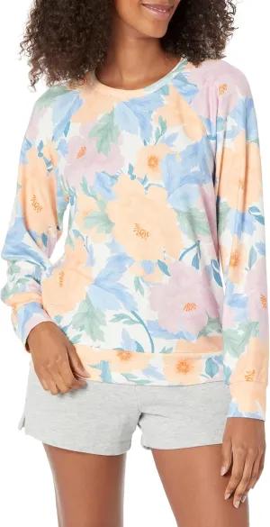 PJ Salvage Women's Loungewear Twilight Garden Long Sleeve Top