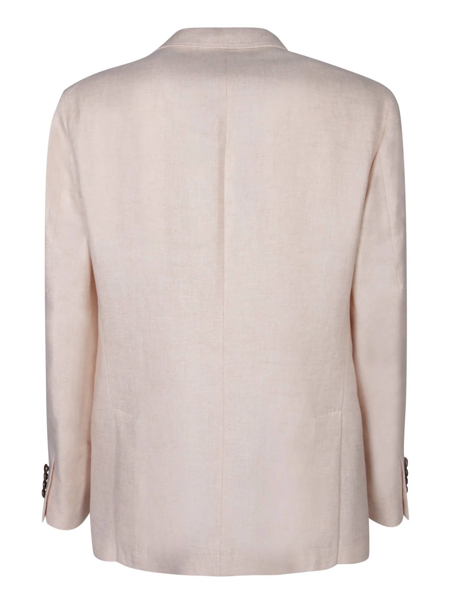 Single-breasted beige jacket