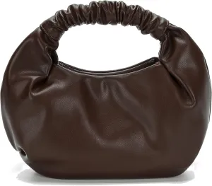 Small Ruched Hobo Handbag Tote Bags Purse for Ladies and Cinch Belt for Women Jeans Dress