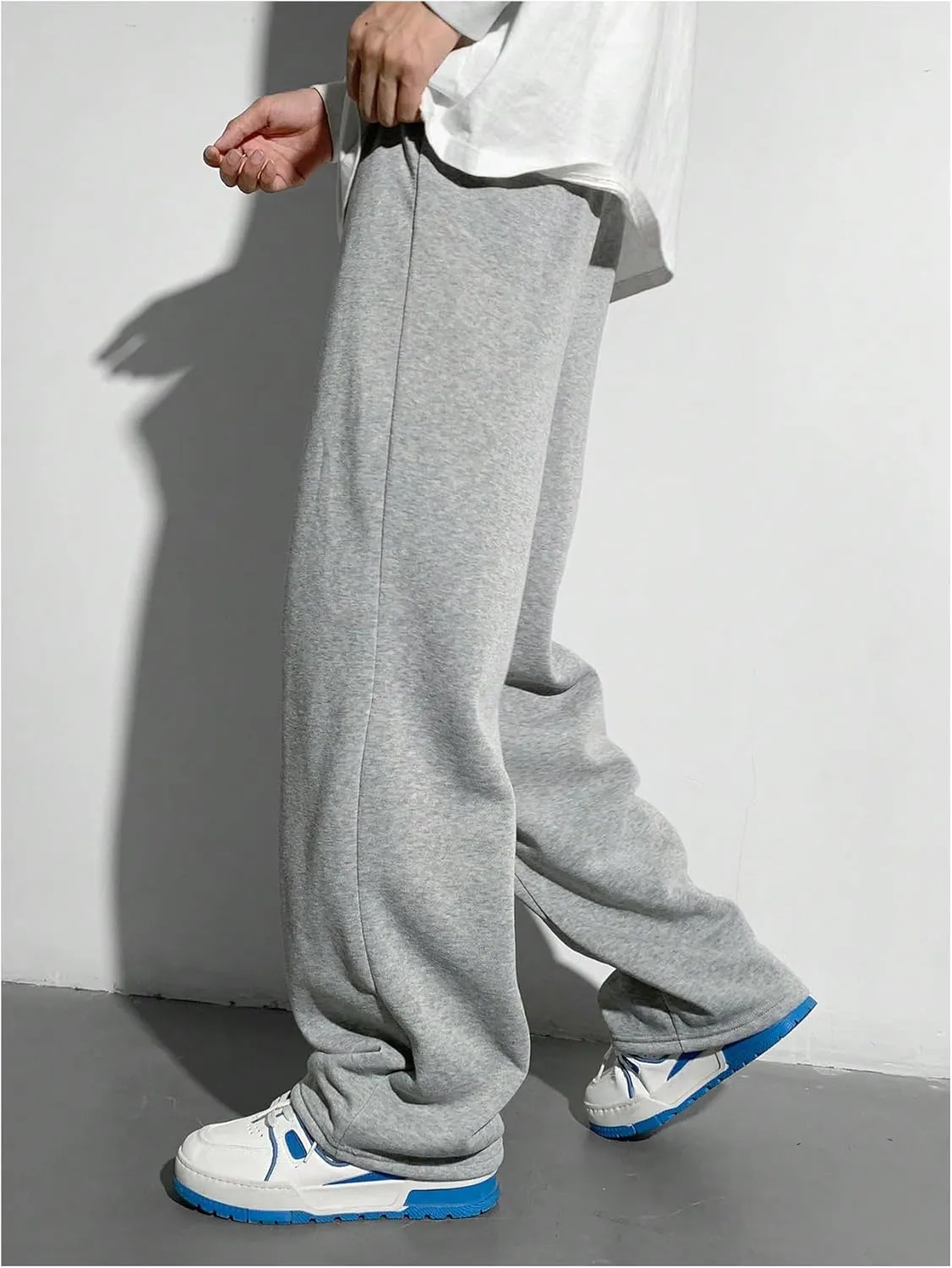 SOLY HUX Boy's Sports Athletic Sweatpants Wide Leg Casual Fall Letter Elastic Waist Baggy Pants