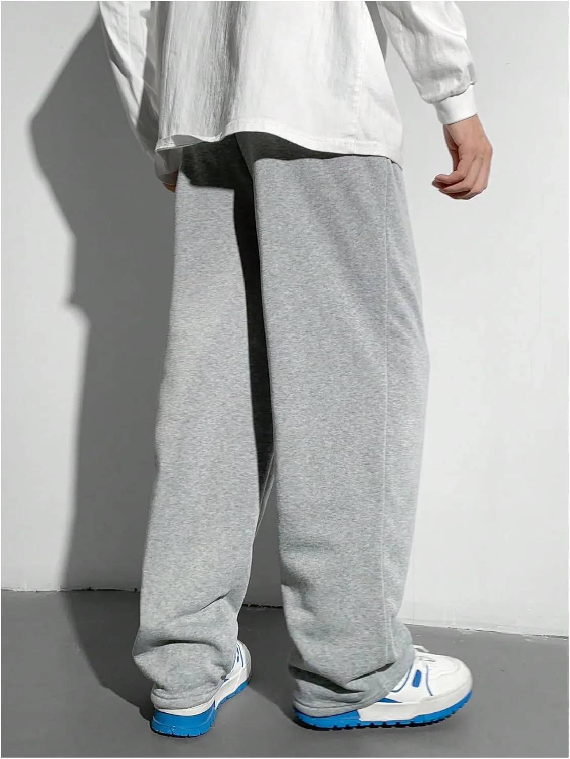 SOLY HUX Boy's Sports Athletic Sweatpants Wide Leg Casual Fall Letter Elastic Waist Baggy Pants
