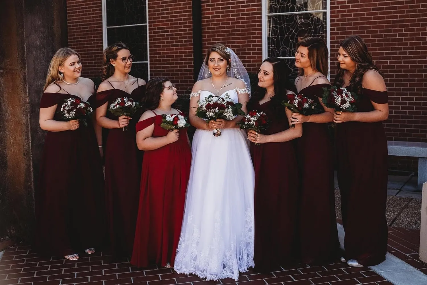 Sweetheart Bridesmaid Dresses with Pockets A-Line Long Chiffon Formal Party Dresses with Slit HS015