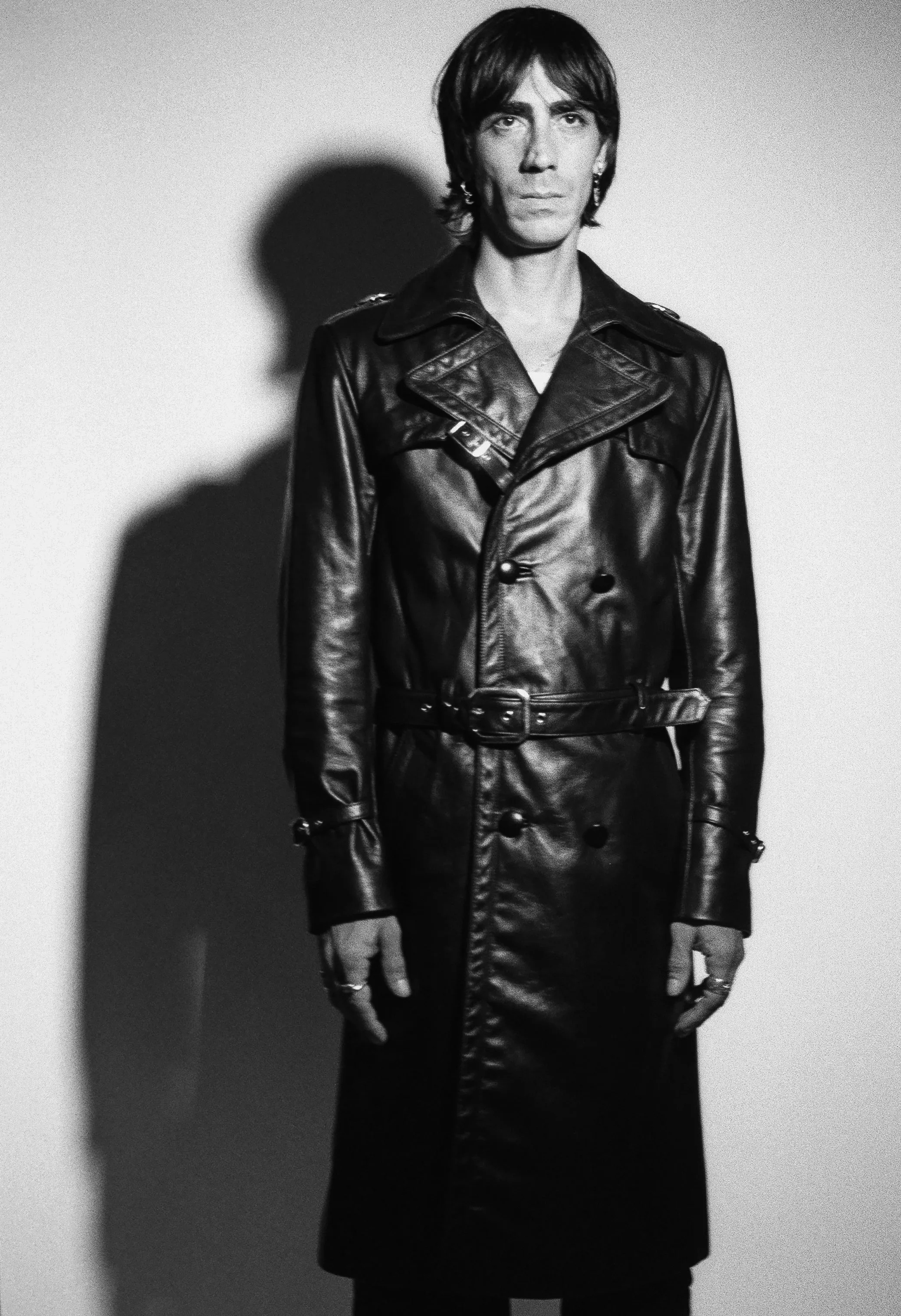 THE SUBTERRANEAN BLACK LEATHER TRENCH COAT