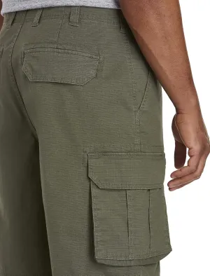 True Nation by DXL Men's Big and Tall Stretch Ripstop Cargo Shorts