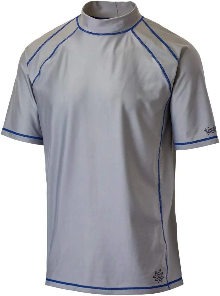 UV SKINZ UPF 50  Mens Short Sleeve Active Sun & Swim Shirt