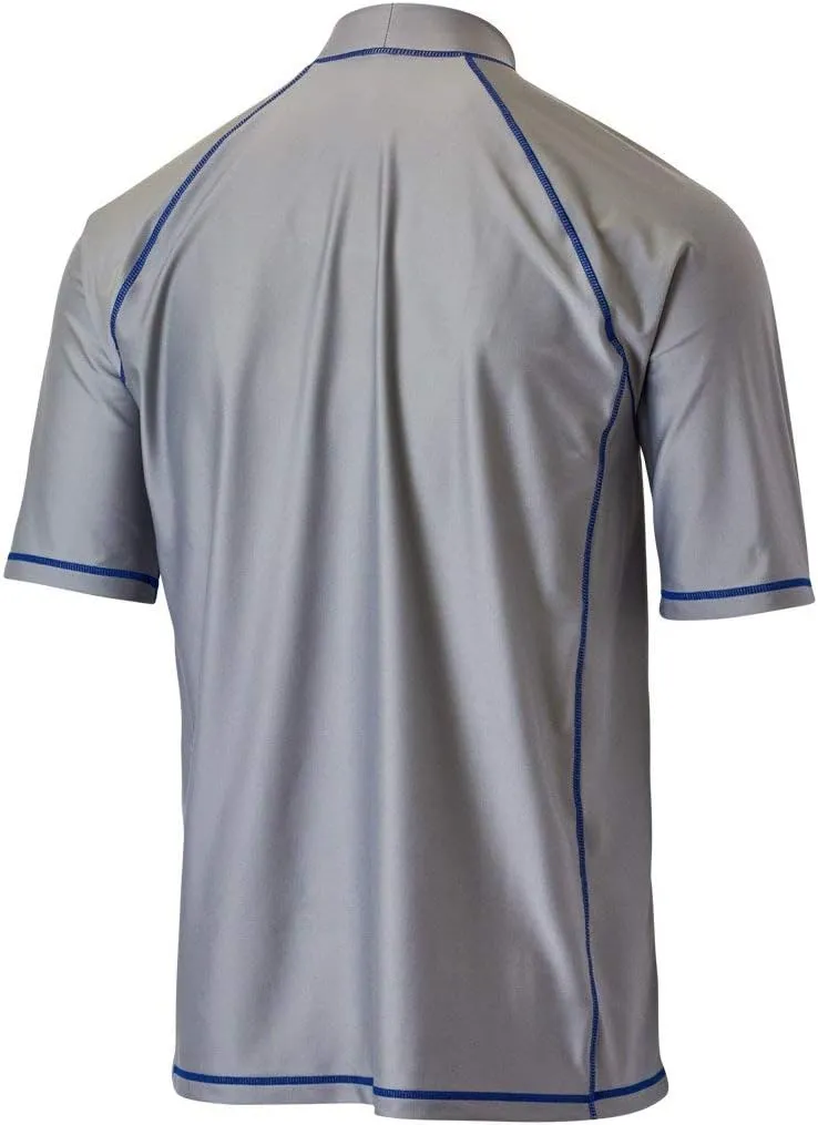 UV SKINZ UPF 50  Mens Short Sleeve Active Sun & Swim Shirt