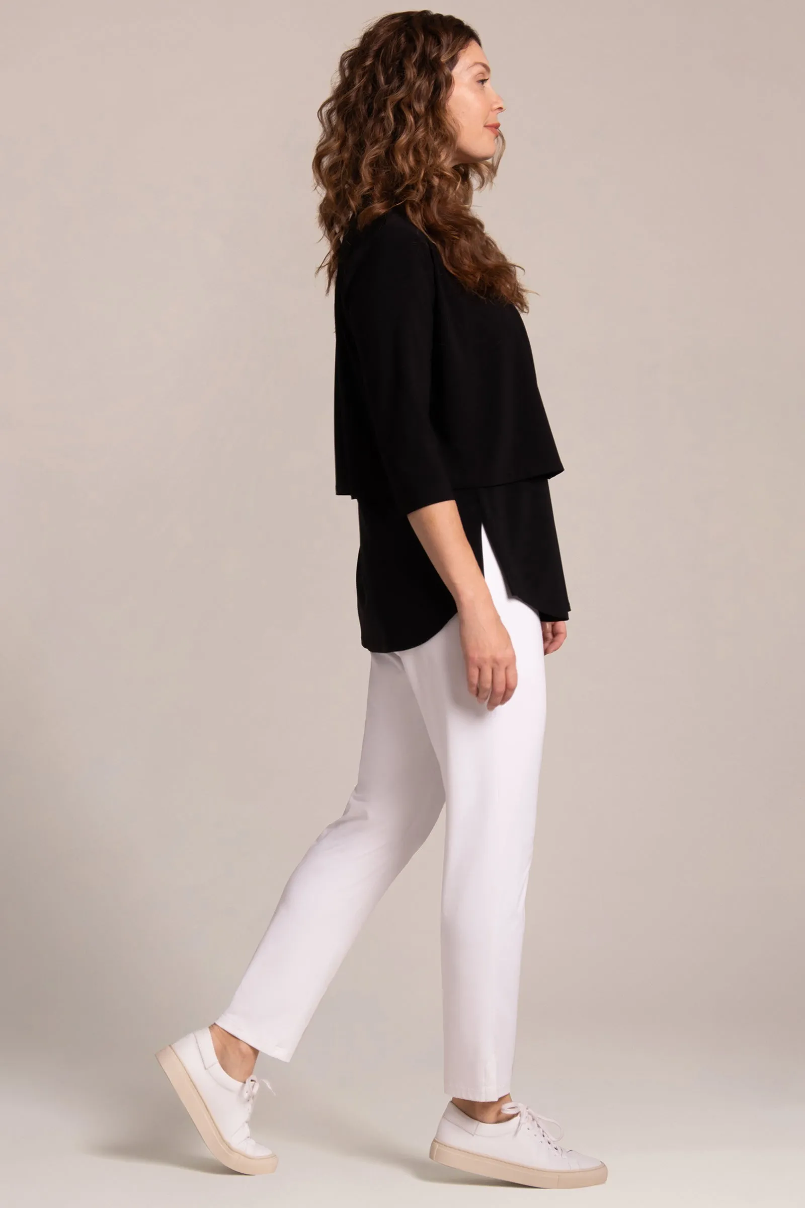 V-Neck Bolero | Black