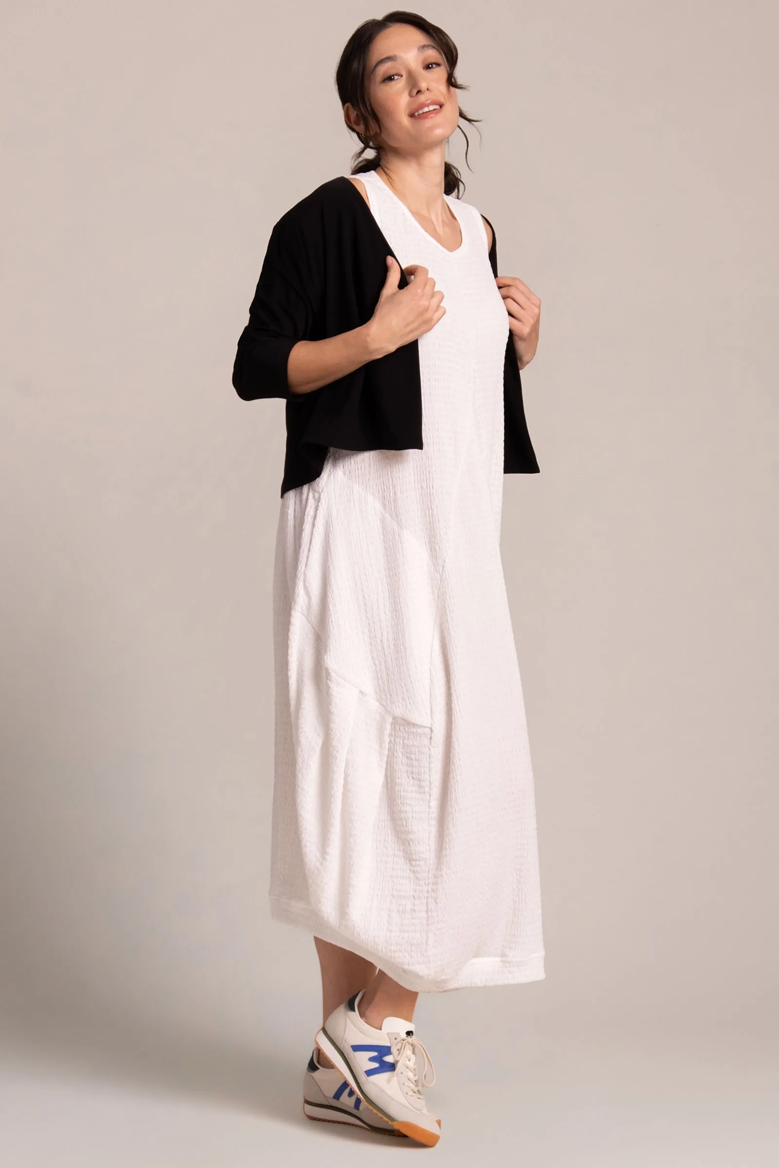 V-Neck Bolero | Black