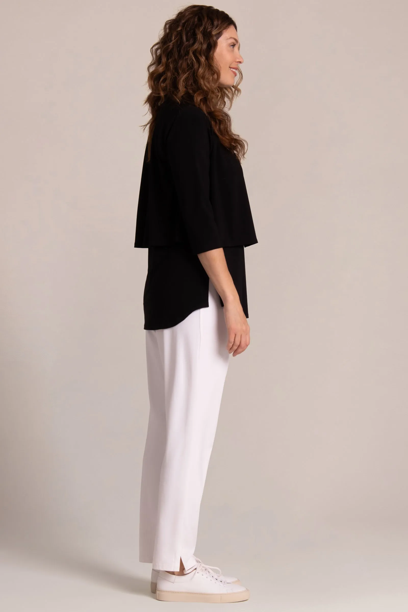 V-Neck Bolero | Black