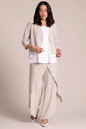 V-Neck Bolero | Cashew