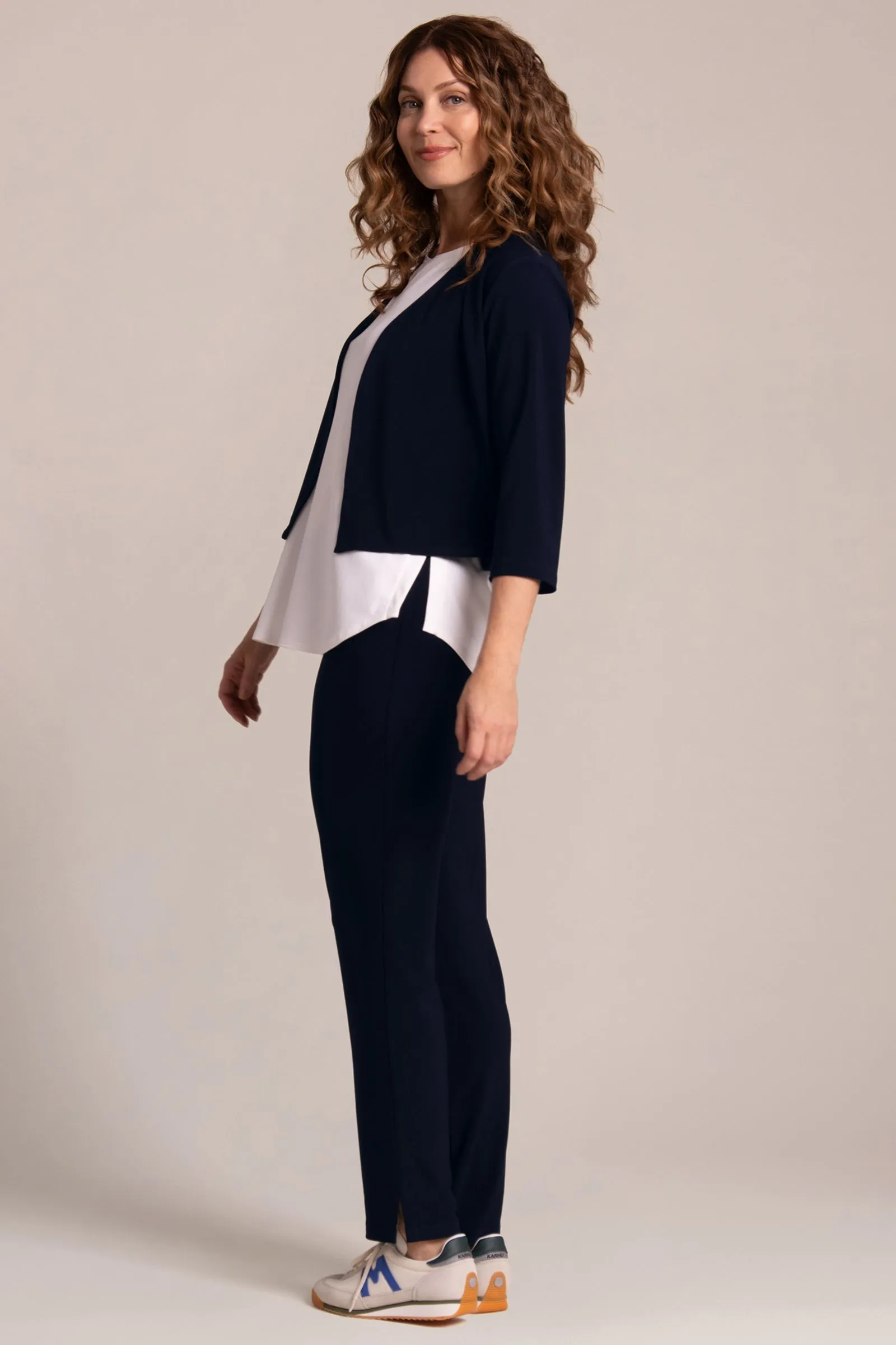 V-Neck Bolero | Navy