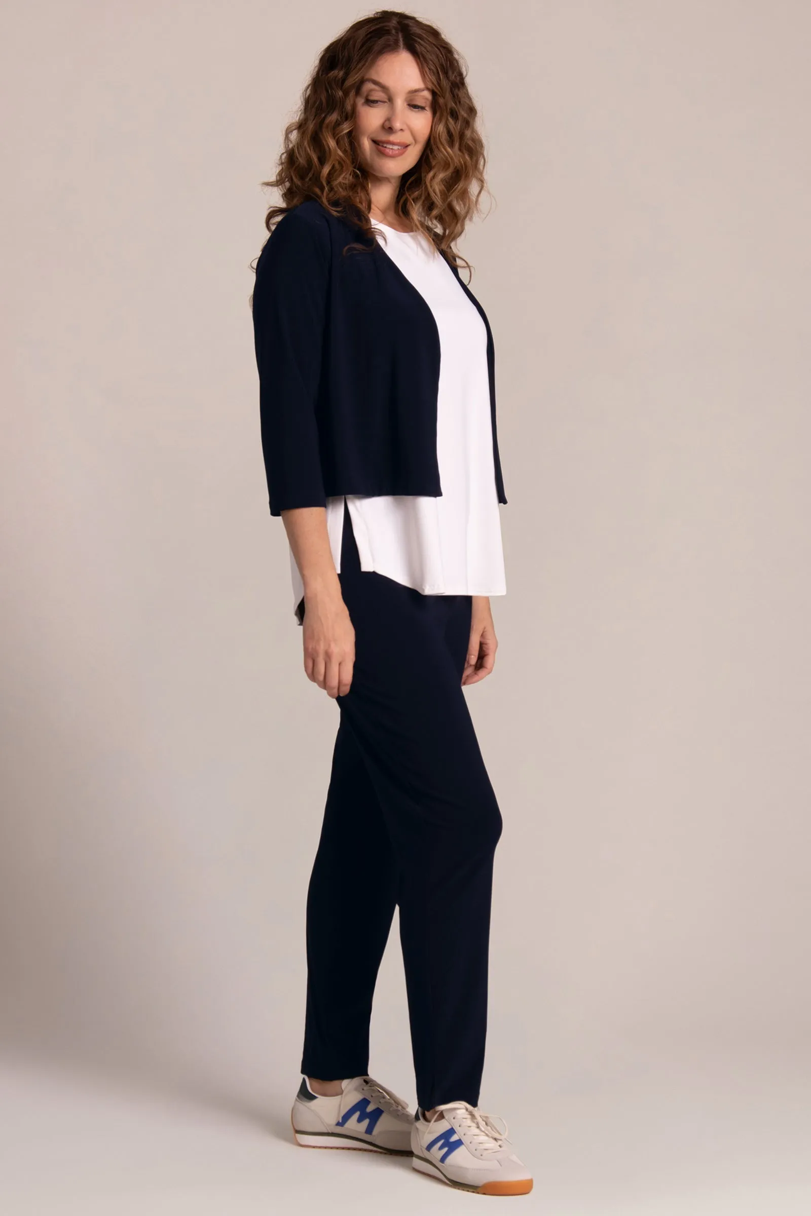 V-Neck Bolero | Navy