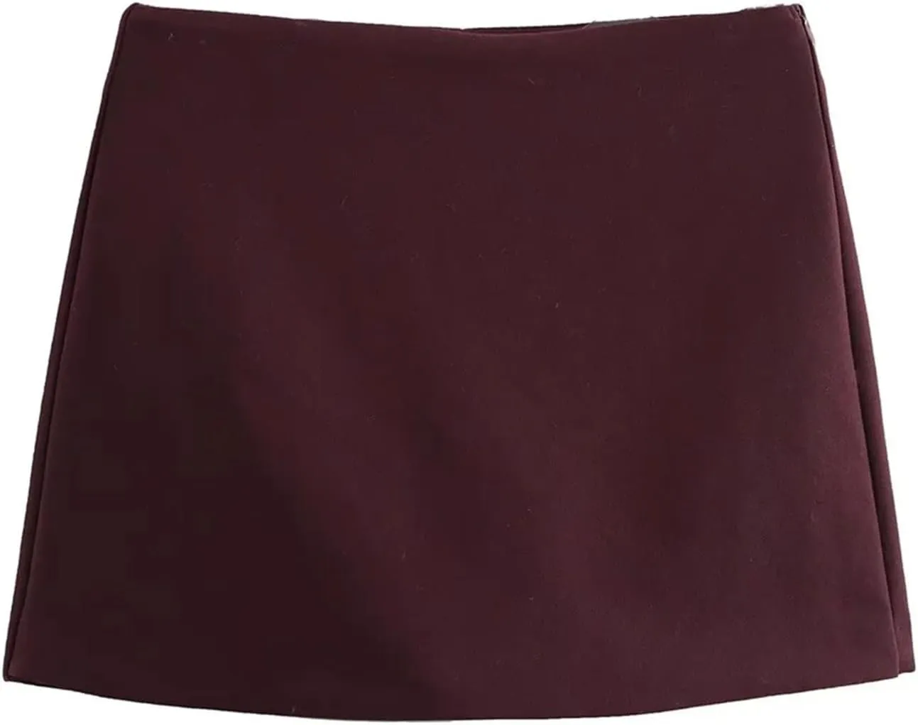 Women's Solid Color Pocket Decoration Slim fit Short Skirt Spring high Waisted Short Skirt Pants